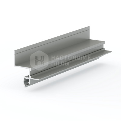 Теневой потолочный профиль Laconistiq 54-100-300 Gips Ultra без покрытия, 3000*42.5*37 мм