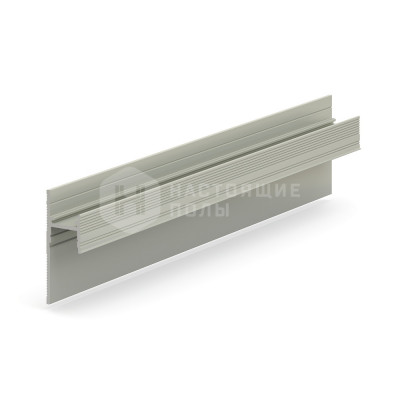 Металлический теневой плинтус Laconistiq 33-100-300 Light 41 без покрытия, 3000*41.3*15 мм