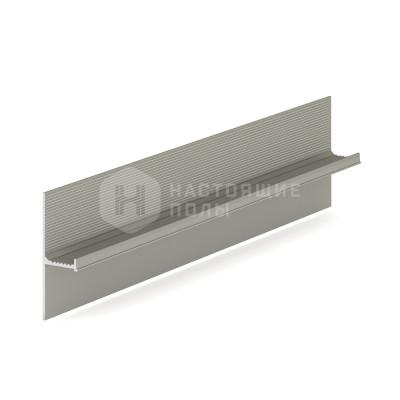 Металлический теневой плинтус Laconistiq 31-100-300 Regular 45 без покрытия, 3000*45*15 мм