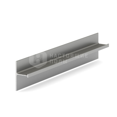 Металлический теневой плинтус Laconistiq 34-100-300 Reverse 36 без покрытия, 3000*36*16 мм