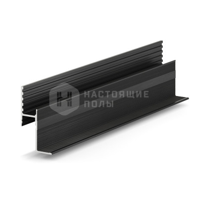 Теневая рейка Laconistiq 25-31-300 Multilevel Classic Черный муар, 3000*46,3*27.7 мм