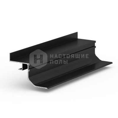 Теневая рейка Laconistiq 26-11-300 Multilevel Landy Max Черный анодированный, 3000*87*55.7 мм