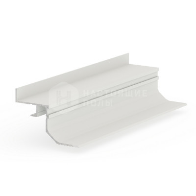 Теневая рейка Laconistiq 26-22-300 Multilevel Landy Max Белый матовый, 3000*87*55.7 мм