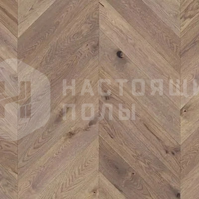 Паркет Французская елочка Barlinek Chevron Дуб Scafell брашированный матовый лак, 725*130*14 мм