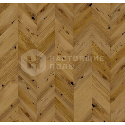 Паркет Французская елочка Barlinek Chevron Дуб Shetland брашированный матовый лак, 725*130*14 мм