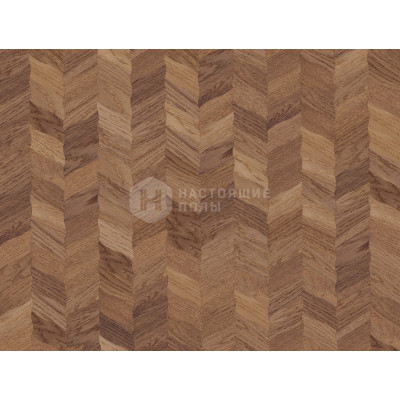 Паркет Елочка Coswick Натуральная палитра 1198-1854-10 Дуб Миндальный Чайный лист Селект энд Бэттер шелковое масло ультраматовое, 350*190*15 мм