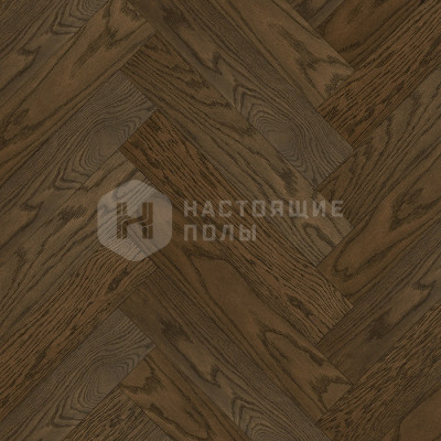 Кварцевый SPC паркет Quartz Parquet Штучный паркет 44-413 Дуб Брауни, 400*100*5 мм