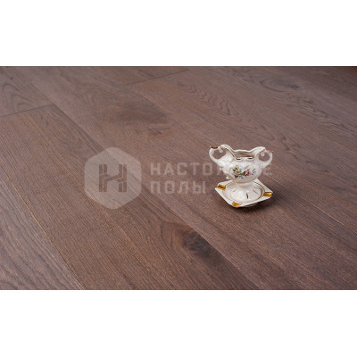 Инженерная доска Legend Дуб Дымчатый Rustik однополосный под лаком, 764-2200*140*12.5 мм