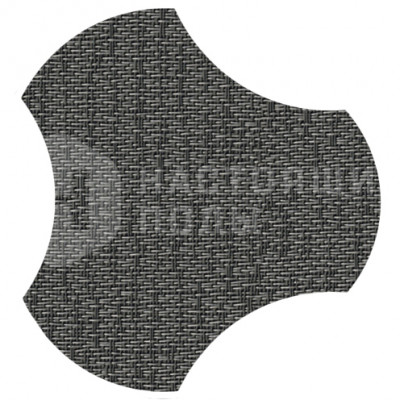 ПВХ плитка плетеная клеевая Dickson Allure ALLU J514 Iridium Silver Gamma, 500*466.5*4 мм