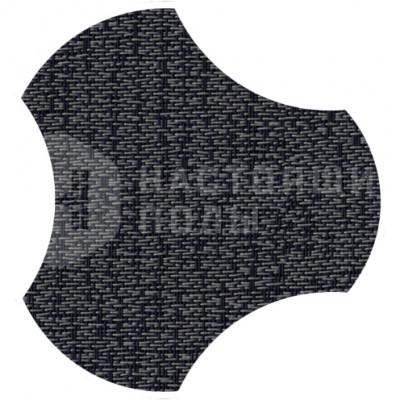 ПВХ плитка плетеная клеевая Dickson Allure ALLU J515 Zaffre Blue Gamma, 500*466.5*4 мм