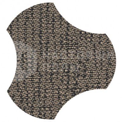 ПВХ плитка плетеная клеевая Dickson Allure ALLU J517 Snow Shadow Gamma, 500*466.5*4 мм