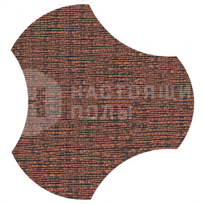 ПВХ плитка плетеная клеевая Dickson Allure ALLU J584 Caldera Rose Gamma, 500*466.5*4 мм