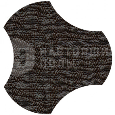 ПВХ плитка плетеная клеевая Dickson Ecume ECUM J520 Kopi Bronze Gamma, 500*466.5*4 мм