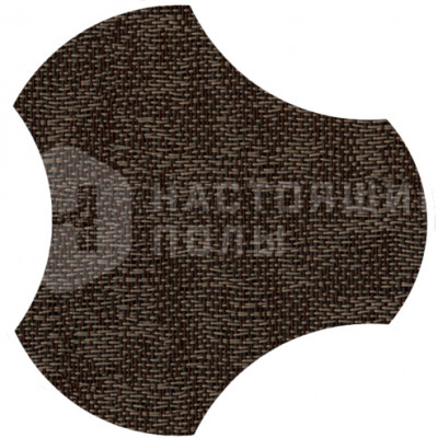 ПВХ плитка плетеная клеевая Dickson Ecume ECUM J546 Mahogany Gamma, 500*466.5*4 мм