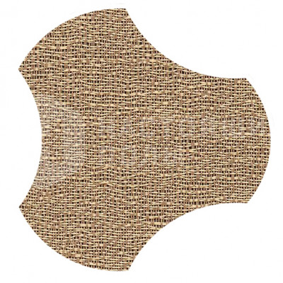 ПВХ плитка плетеная клеевая Dickson Elegance ELEG J564 Straw Gamma, 500*466.5*4 мм