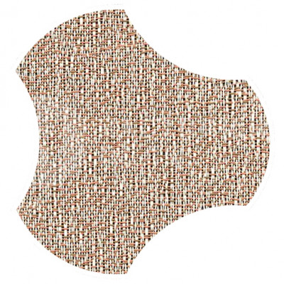 ПВХ плитка плетеная клеевая Dickson Elegance ELEG J566 Bloom Gamma, 500*466.5*4 мм