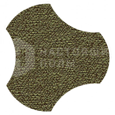 ПВХ плитка плетеная клеевая Dickson Elegance ELEG J567 Vetiver Gamma, 500*466.5*4 мм