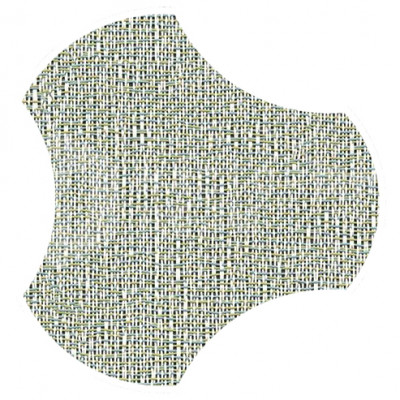 ПВХ плитка плетеная клеевая Dickson Elegance ELEG J568 Celadon Gamma, 500*466.5*4 мм