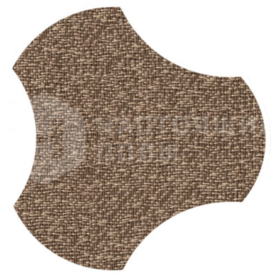 ПВХ плитка плетеная клеевая Dickson Mirage MIRA J527 Champagne Beige Gamma, 500*466.5*4 мм