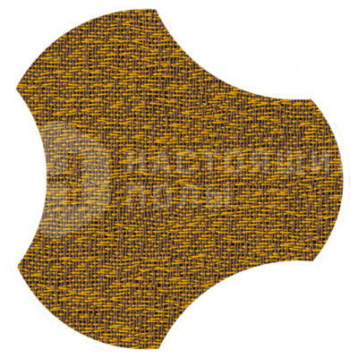 ПВХ плитка плетеная клеевая Dickson Mirage MIRA J547 Persian Yellow Gamma, 500*466.5*4 мм