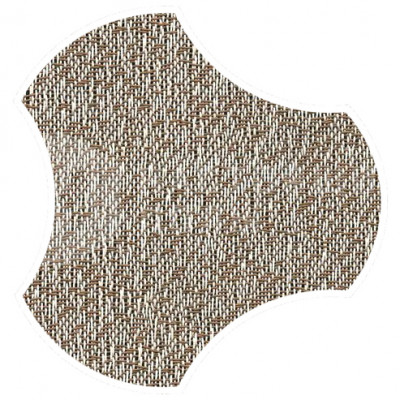 ПВХ плитка плетеная клеевая Dickson Mirage MIRA J555 Sepia Gamma, 500*466.5*4 мм