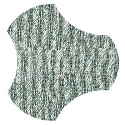 ПВХ плитка плетеная клеевая Dickson Mirage MIRA J558 Polar Gamma, 500*466.5*4 мм