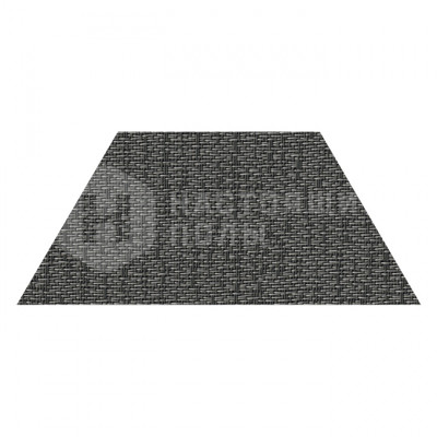 ПВХ плитка плетеная клеевая Dickson Allure ALLU J514 Iridium Silver Half Hexagon, 769.8*333*4 мм