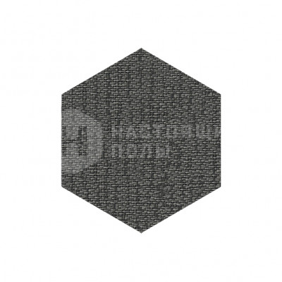 ПВХ плитка плетеная клеевая Dickson Allure ALLU J514 Iridium Silver Hexagon, 500*433*4 мм