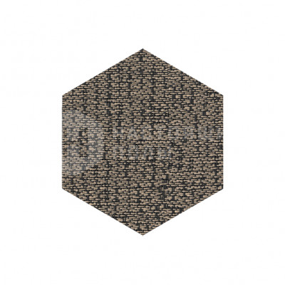 ПВХ плитка плетеная клеевая Dickson Allure ALLU J517 Snow Shadow Hexagon, 500*433*4 мм