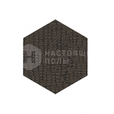 ПВХ плитка плетеная клеевая Dickson Allure ALLU J540 Orkney Taupe Hexagon, 500*433*4 мм