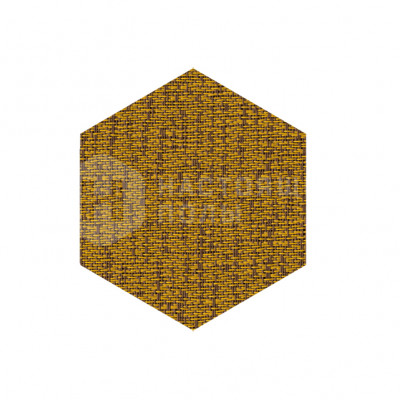 ПВХ плитка плетеная клеевая Dickson Allure ALLU J541 Yellow Taupe Hexagon, 500*433*4 мм