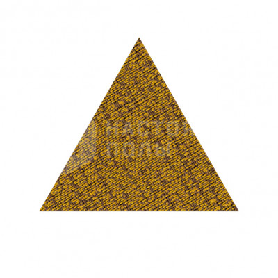 ПВХ плитка плетеная клеевая Dickson Allure ALLU J541 Yellow Taupe Triangle, 333*333*4 мм