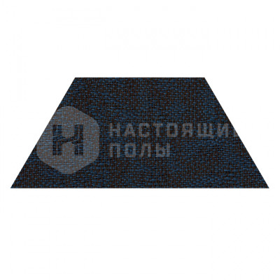 ПВХ плитка плетеная клеевая Dickson Ecume ECUM J519 Bowland Blue Half Hexagon, 769.8*333*4 мм