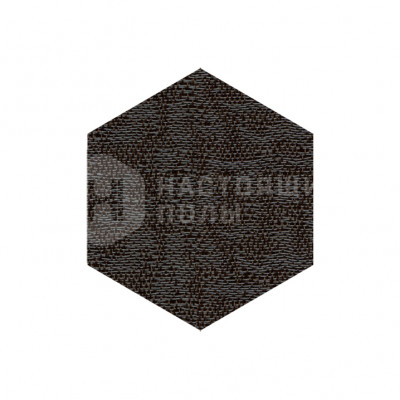 ПВХ плитка плетеная клеевая Dickson Ecume ECUM J520 Kopi Bronze Hexagon, 500*433*4 мм