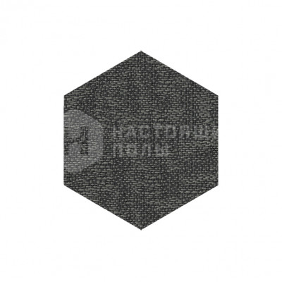 ПВХ плитка плетеная клеевая Dickson Ecume ECUM J521 Xenon Grey Hexagon, 500*433*4 мм