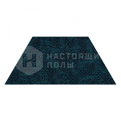 ПВХ плитка плетеная клеевая Dickson Ecume ECUM J543 Vertigo Blue Half Hexagon, 769.8*333*4 мм