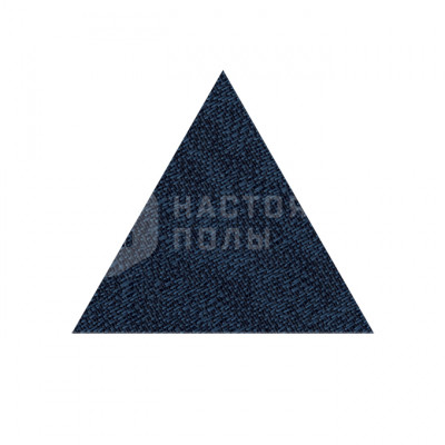 ПВХ плитка плетеная клеевая Dickson Ecume ECUM J544 Diamond Blue Triangle XL, 666*666*4 мм
