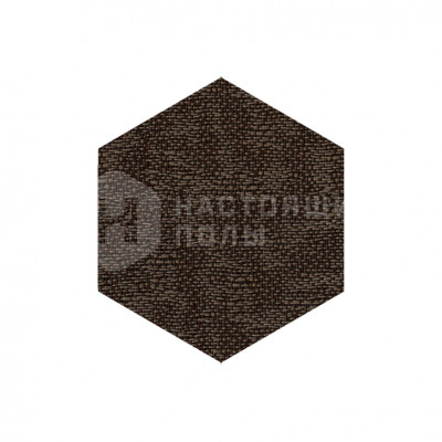 ПВХ плитка плетеная клеевая Dickson Ecume ECUM J546 Mahogany Hexagon, 500*433*4 мм