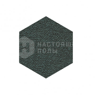 ПВХ плитка плетеная клеевая Dickson Elegance ELEG J530 Arden Green Hexagon, 500*433*4 мм