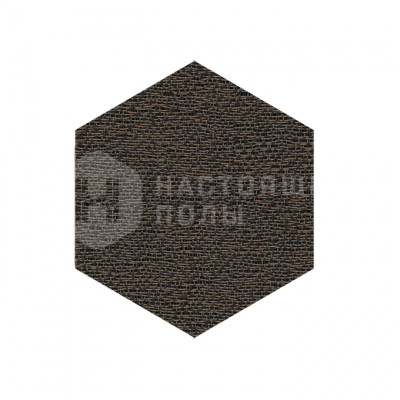 ПВХ плитка плетеная клеевая Dickson Elegance ELEG J531 Smoke Hexagon, 500*433*4 мм