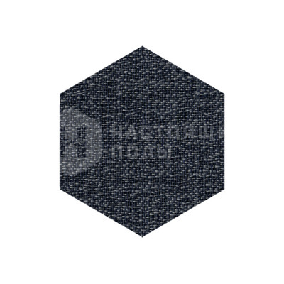 ПВХ плитка плетеная клеевая Dickson Elegance ELEG J533 Islay Blue Hexagon, 500*433*4 мм