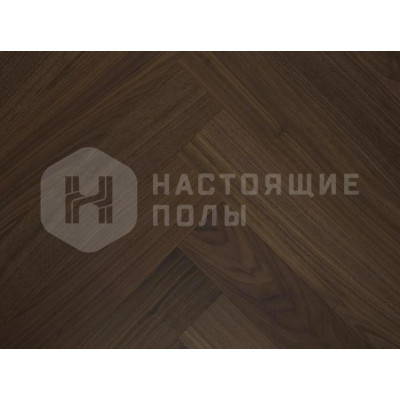SPC паркет елочка My Step Aqua Wood Herringbone MSV04H Walnut под лаком, 600*120*5.5 мм