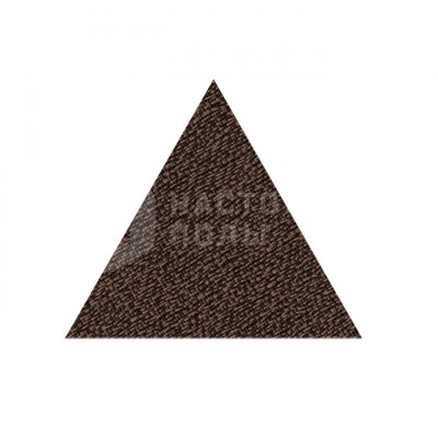 ПВХ плитка плетеная клеевая Dickson Elegance ELEG J553 Pearl Brown Triangle, 333*333*4 мм