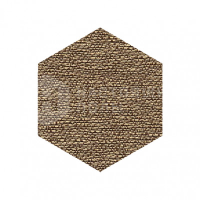 ПВХ плитка плетеная клеевая Dickson Elegance ELEG J562 Malt Hexagon, 500*433*4 мм