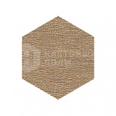 ПВХ плитка плетеная клеевая Dickson Elegance ELEG J564 Straw Hexagon, 500*433*4 мм