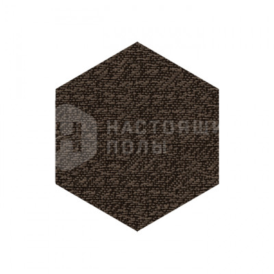 ПВХ плитка плетеная клеевая Dickson Mirage MIRA J526 Arizona Bronze Hexagon, 500*433*4 мм