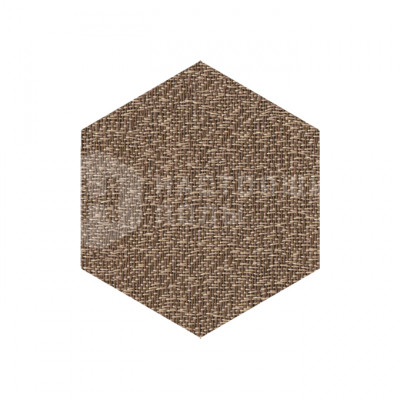ПВХ плитка плетеная клеевая Dickson Mirage MIRA J527 Champagne Beige Hexagon, 500*433*4 мм