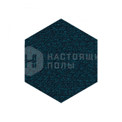ПВХ плитка плетеная клеевая Dickson Mirage MIRA J528 Viper Blue Hexagon, 500*433*4 мм