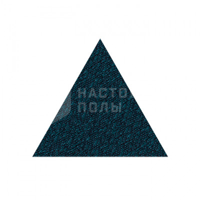 ПВХ плитка плетеная клеевая Dickson Mirage MIRA J528 Viper Blue Triangle XL, 666*666*4 мм