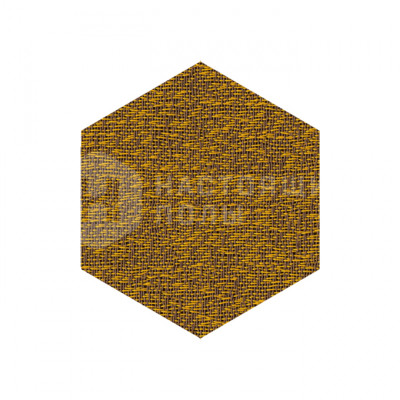ПВХ плитка плетеная клеевая Dickson Mirage MIRA J547 Persian Yellow Hexagon, 500*433*4 мм